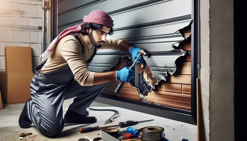 Garage Door Panel Replacement — Mission Beach