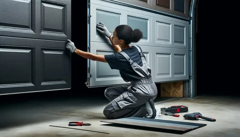 Garage Door Panel Replacement — El Cajon