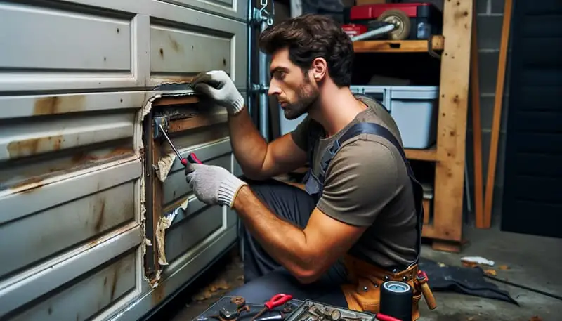 Garage Door Panel Replacement — Foster