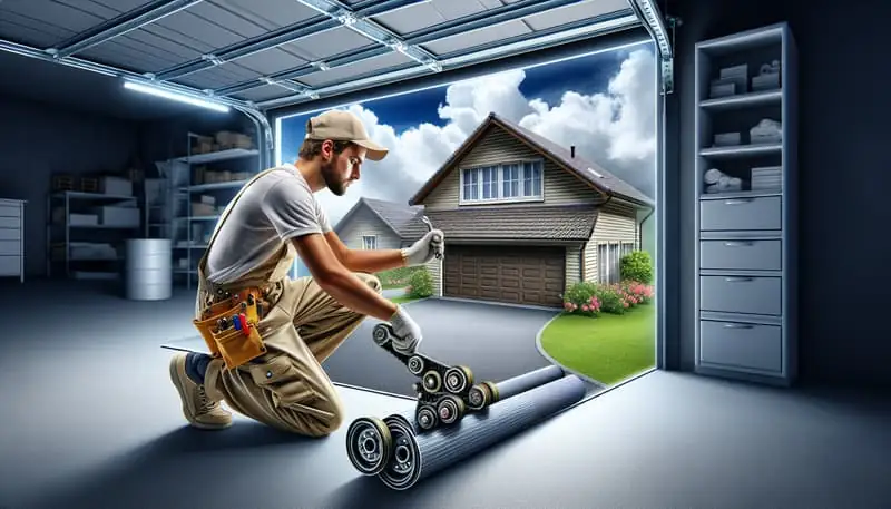 Garage Door Roller Replacement in Old Town