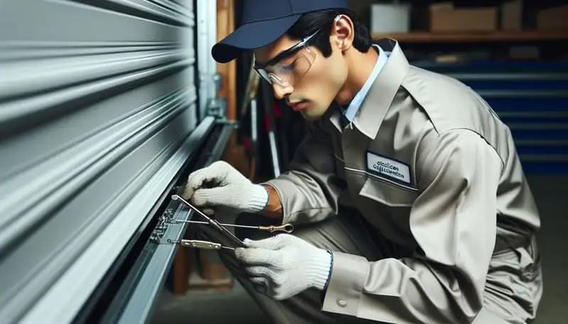Garage Door Track Repair in Winter Gardens