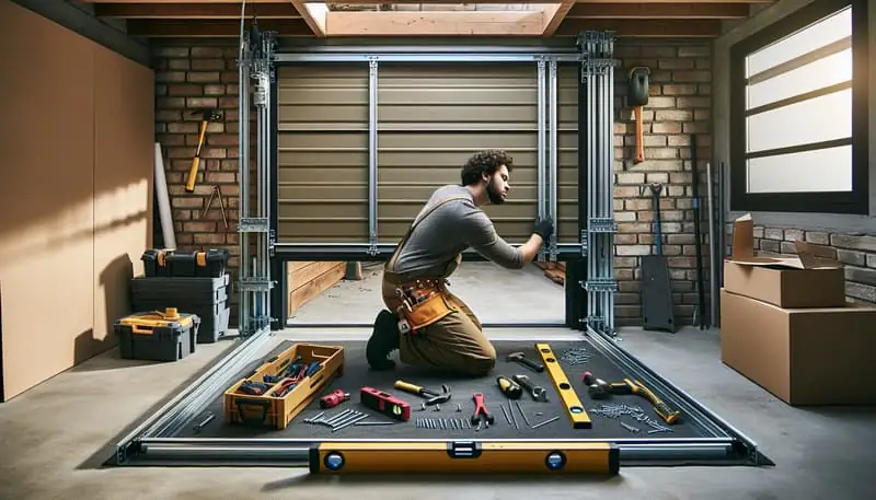 Garage Door Track Repair — Riverview